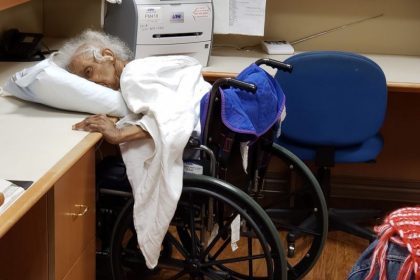 Woman left face down on a pillow in a nursing home while having difficulty breathing
